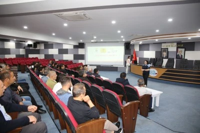 Belediye personeline iş g&uuml;venliği anlatıldı