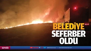 Belediye seferber oldu