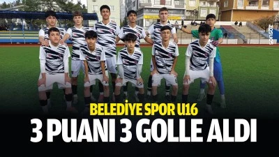 Belediye Spor U16 3 puanı 3 golle aldı