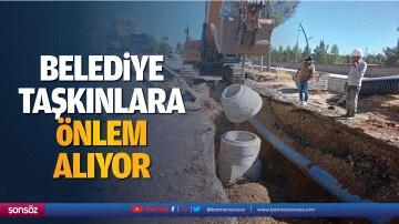 Belediye, taşkınlara &ouml;nlem alıyor