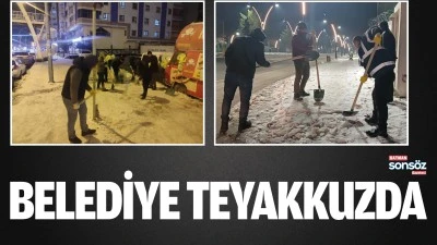 Belediye teyakkuzda