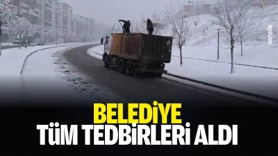 Belediye t&uuml;m tedbirleri aldı