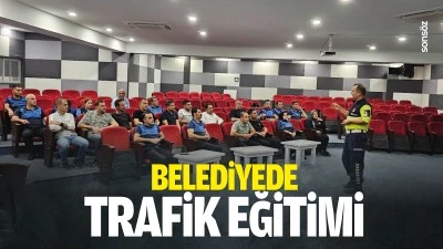 Belediyede trafik eğitimi