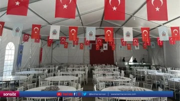 Belediyeden 1000 kişilik iftar çadırı