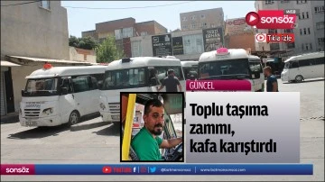 Toplu taşıma zammı, kafa karıştırdı