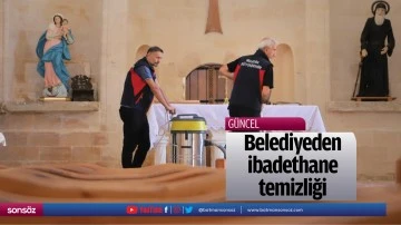 Belediyeden ibadethane temizliği