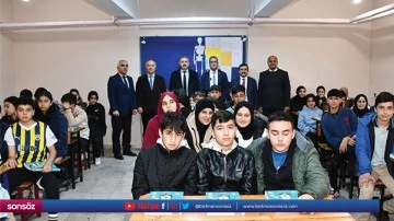 Belediyeden LGS ve YKS'ye hazırlanan &ouml;ğrencilere destek