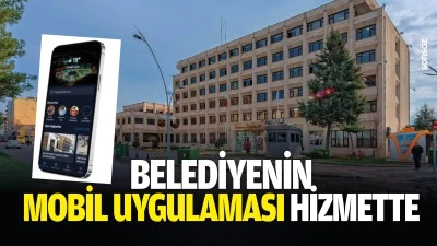 Belediyenin mobil uygulaması hizmette