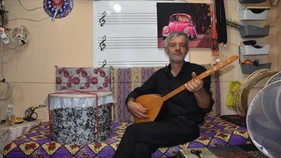 Belediyenin "Zurnacı İsmail"i emekli olunca davul &uuml;retimine el attı
