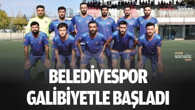 Belediyespor galibiyetle başladı