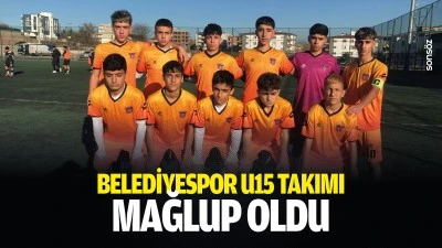 Belediyespor u15 takımı mağlup oldu