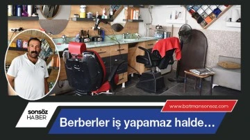 Berberler iş yapamaz halde&hellip;