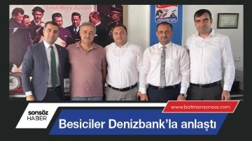 Besiciler Denizbank&rsquo;la anlaştı