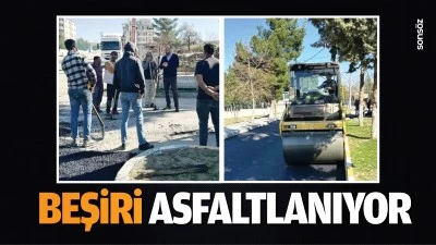 Beşiri asfaltlanıyor