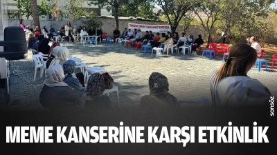 Beşiri&rsquo;de meme kanserine karşı etkinlik
