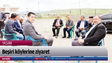 Beşiri k&ouml;ylerine ziyaret