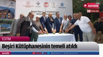 Beşiri K&uuml;t&uuml;phanesinin temeli atıldı