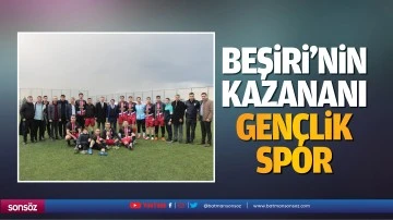 Beşiri&rsquo;nin kazananı Gen&ccedil;lik Spor&hellip;