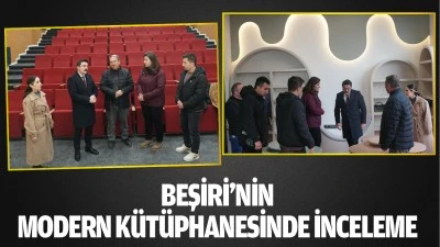 Beşiri&rsquo;nin modern k&uuml;t&uuml;phanesinde inceleme&hellip;