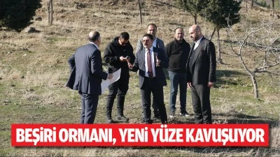 Beşiri Ormanı, yeni y&uuml;ze kavuşuyor