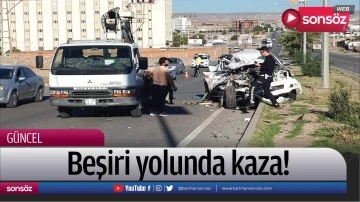 Beşiri yolunda kaza!