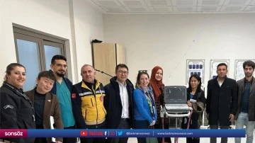 Besni Devlet Hastanesi'ne USG cihazı desteği