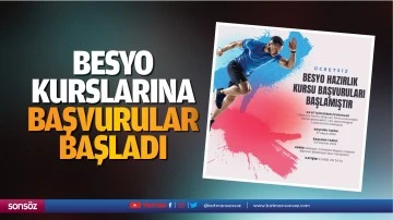 BESYO kurslarına başvurular başladı