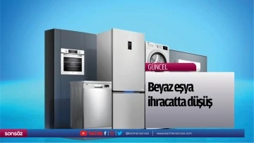 Beyaz eşya ihracatta d&uuml;ş&uuml;ş
