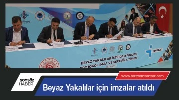 Beyaz Yakalılar i&ccedil;in imzalar atıldı