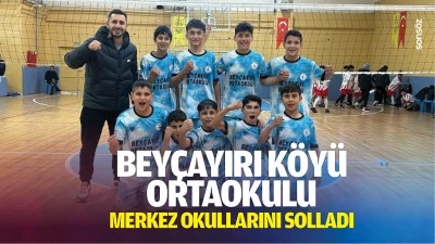 Bey&ccedil;ayırı K&ouml;y&uuml; Ortaokulu, merkez okullarını solladı