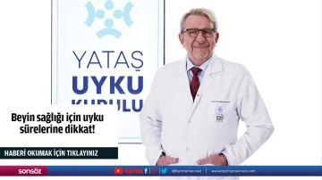 Beyin sağlığı i&ccedil;in uyku s&uuml;relerine dikkat!