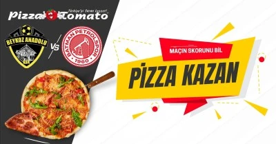 Beykoz Anadolu - Petrolspor ma&ccedil;ın skorunu bil pizza kazan