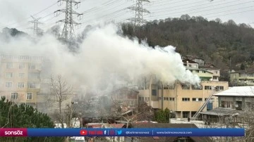 Beykoz'da kibrit fabrikasında yangın &ccedil;ıktı