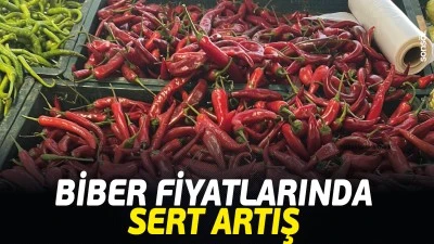 Biber fiyatlarında sert artış