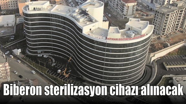 BİBERON STERİLİZASYON CİHAZI ALINACAK