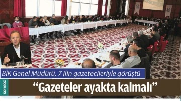 BİK GENEL M&Uuml;D&Uuml;R&Uuml;, 7 İLİN GAZETECİLERİYLE G&Ouml;R&Uuml;ŞT&Uuml;