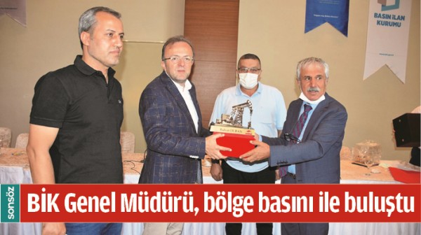 BİK GENEL M&Uuml;D&Uuml;R&Uuml;, B&Ouml;LGE BASINI İLE BULUŞTU