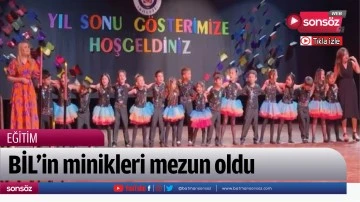 BİL&rsquo;in minikleri mezun oldu