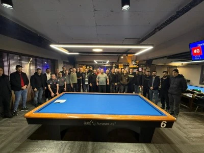 Bilardo yarışı sona erdi