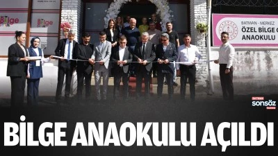 Bilge Anaokulu a&ccedil;ıldı