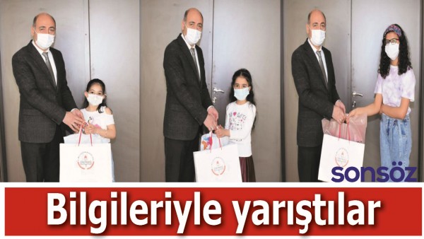 BİLGİLERİYLE YARIŞTILAR