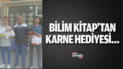 Bilim Kitap&rsquo;tan karne hediyesi&hellip;