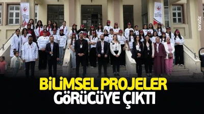 Bilimsel projeler g&ouml;r&uuml;c&uuml;ye &ccedil;ıktı