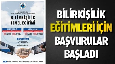 Bilirkişilik eğitimleri i&ccedil;in başvurular başladı