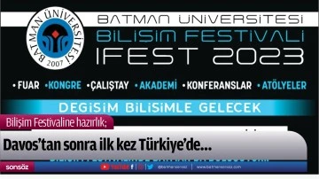 Bilişim Festivaline hazırlık