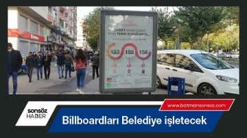 Billboardları Belediye işletecek 