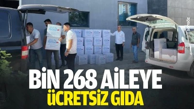 Bin 268 aileye &uuml;cretsiz gıda&hellip;