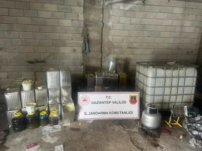 Bin 500 litre sahte zeytinyağı ele ge&ccedil;irildi