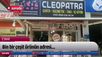 Bin bir &ccedil;eşit &uuml;r&uuml;n&uuml;n adresi&hellip;