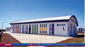 Bin kişilik kapalı spor salonu hizmete a&ccedil;ılacak